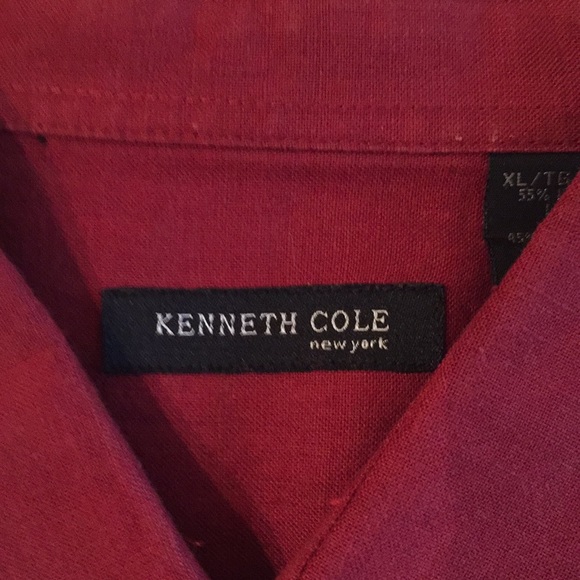 Kenneth Cole New York Shirt. 55% linen. 45% cotton - Picture 2 of 4